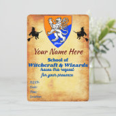 Magisch, flache Einladung, Größe: 5" x 7" Einladun Einladung (Stehend Vorderseite)