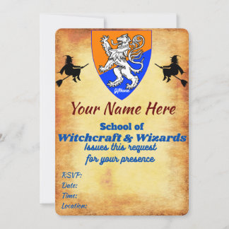 Magisch, flache Einladung, Größe: 5" x 7" Einladun Einladung