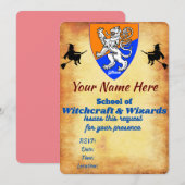 Magisch, flache Einladung, Größe: 5" x 7" Einladung (Vorne/Hinten)