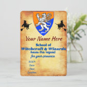 Magisch, flache Einladung, Größe: 5" x 7" Einladung (Stehend Vorderseite)