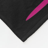 Magisch-gotisch-rosa Herzen ist meine Valentinin H Fleecedecke (Ecke)