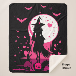 Magisch-gotisch-rosa Herzen ist meine Valentinin H Sherpadecke