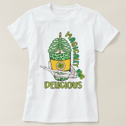 Magisch köstlich, St.Patricks Day T - Shirt (Design vorne)