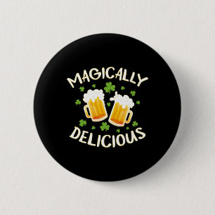 Magisch köstliche Bier Drinks Irish Team St Button