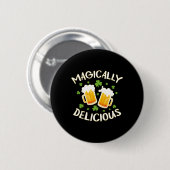 Magisch köstliche Bier Drinks Irish Team St Button (Vorne & Hinten)