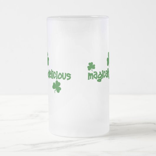 Magisch köstliche mattierte Bier-Tasse Mattglas Bierglas (Mittel)