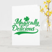 Magisch köstlichen St Patrick Tag Karte (Gelbe Blume)