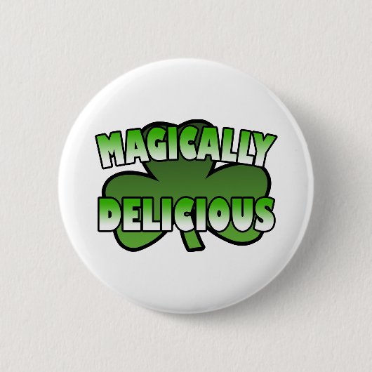 Magisch köstlicher Knopf Button (Vorderseite)
