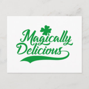 Magisch köstlicher St. Patrick's Day Postkarte
