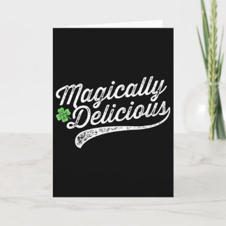 Magisch leckere lustige St. Patrick's Day  Karte