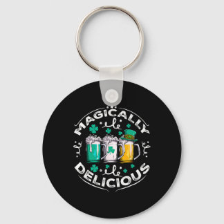 Magisch leckere St. Patricks Day Bier trinken  Schlüsselanhänger