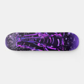 Magisch Lila rosa Elefantenskateboard Skateboard (Horizontal)