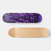 Magisch Lila rosa Elefantenskateboard Skateboard (Horizontal)