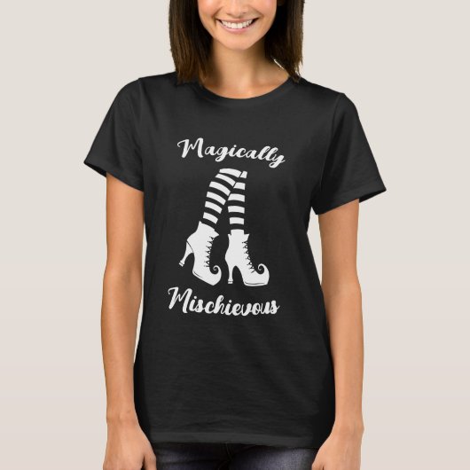 Magisch Mischous - FrauenHalloween T-Shirt (Vorderseite)