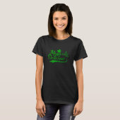 Magisch Niedliches St. Patricks Day Kleeblatt T-Shirt (Vorne ganz)
