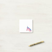 Magisch rosa Lila Horn Unicorn Pferd Mythisch Post-it Klebezettel (Auf Schreibtisch)