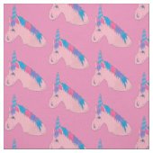 Magisch rosa Lila Horn Unicorn Pferd Mythisch Stoff (Muster)