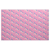 Magisch rosa Lila Horn Unicorn Pferd Mythisch Stoff (Fat Quarter (45,7 x 55,9 cm))