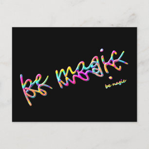 magisch sein postkarte