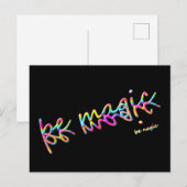 magisch sein postkarte (Vorne/Hinten)