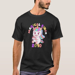 Magisch Seit 2010 Einhorn 12. Geburtstag T-Shirt
