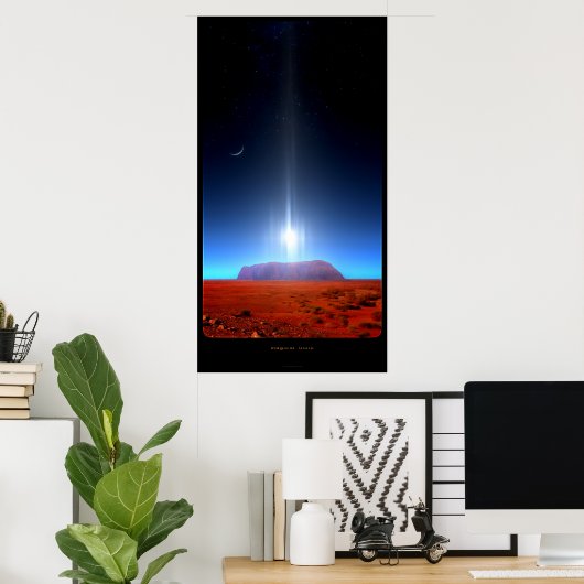 magisch Uluru Poster (Heimbüro)