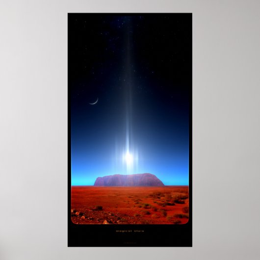 magisch Uluru Poster (Vorne)