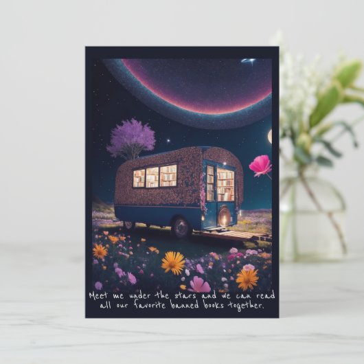 Magisch verboten Bookmobil (Stehend Vorderseite)