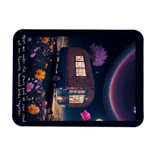 Magisch verboten Bookmobil Magnet (Horizontal)