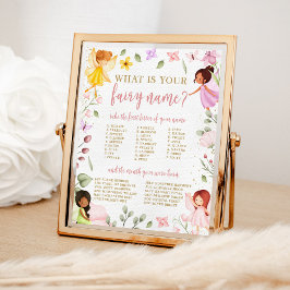 Magisch Was ist Ihr Familienname Geburtstagsspiel- Poster