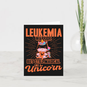 Magisch wie ein Einhorn Leukämie-Bewusstsein  Karte