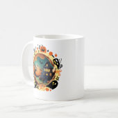 Magische 3D Halloween-Portal-Tasse Kaffeetasse (Vorderseite Links)