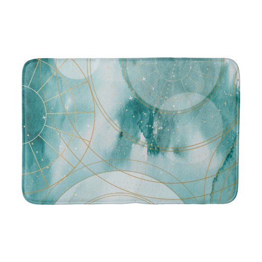 Magische Abschluss Sterne II Badematte (Vorderseite)