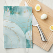 Magische Abschluss Sterne II Geschirrtuch (Viertel Falte)