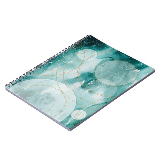 Magische Abschluss-Sterne II Notizblock (Linke Seite)