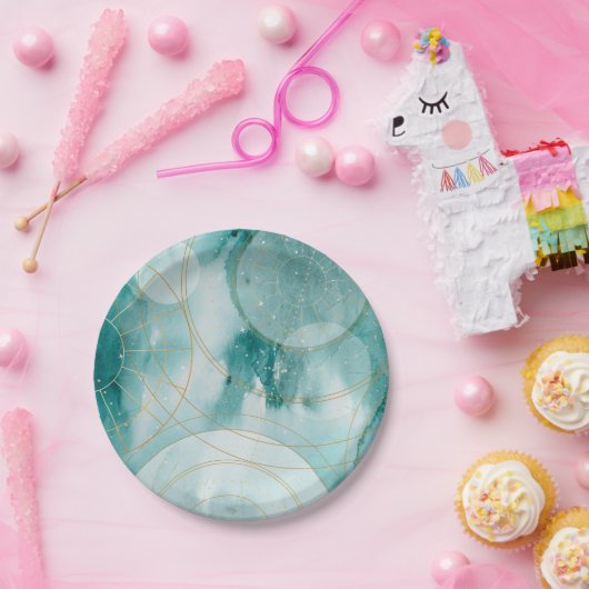 Magische Abschluss Sterne II Pappteller (Party)