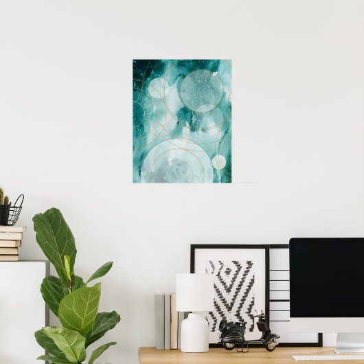 Magische Abschluss-Sterne II Poster (Heimbüro)