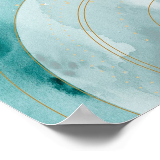 Magische Abschluss-Sterne II Poster (Ecke)