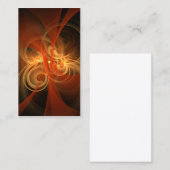 Magische Abstrakte Kunst-Visitenkarte Visitenkarte (Vorne/Hinten)