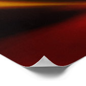 Magische Afrikanische Regenbogenfrau farbenfroh Poster (Ecke)