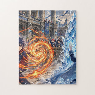 Magische Akademie-Duell Puzzle