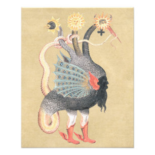 Magische Alchemy Dragon-Farbe Fotodruck