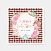 Magische Alice im Wunderland Kinderdusche Tee Part Serviette (Vorderseite)