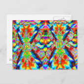 Magische Alien Postkarte (Vorne/Hinten)