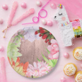 Magische Aquarellsukkulente Pappteller (Party)