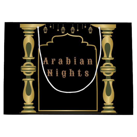 Magische arabische Nächte Große Geschenktüte (Vorderseite)