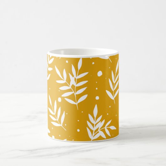 Magische Äste - gelb Kaffeetasse (Mittel)