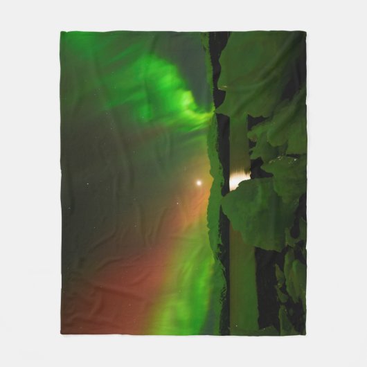 Magische Aurora Fleecedecke (Vorderseite)