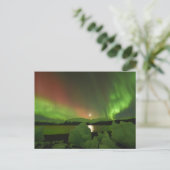Magische Aurora Postkarte (Stehend Vorderseite)