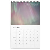 Magische Aussicht auf die Nordlichter / eine / Kalender (Mär 2027)